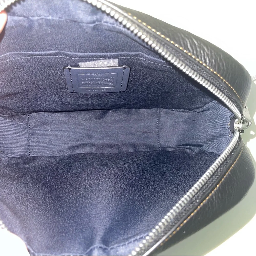 Coach Jamie Camera Bag With Happy Dog In Silver & Black Multi Color- New W/ Tag - Picture 10 of 16